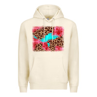 Tofu valentine's day leopard background Premium Hoodie - JahusDesignShop