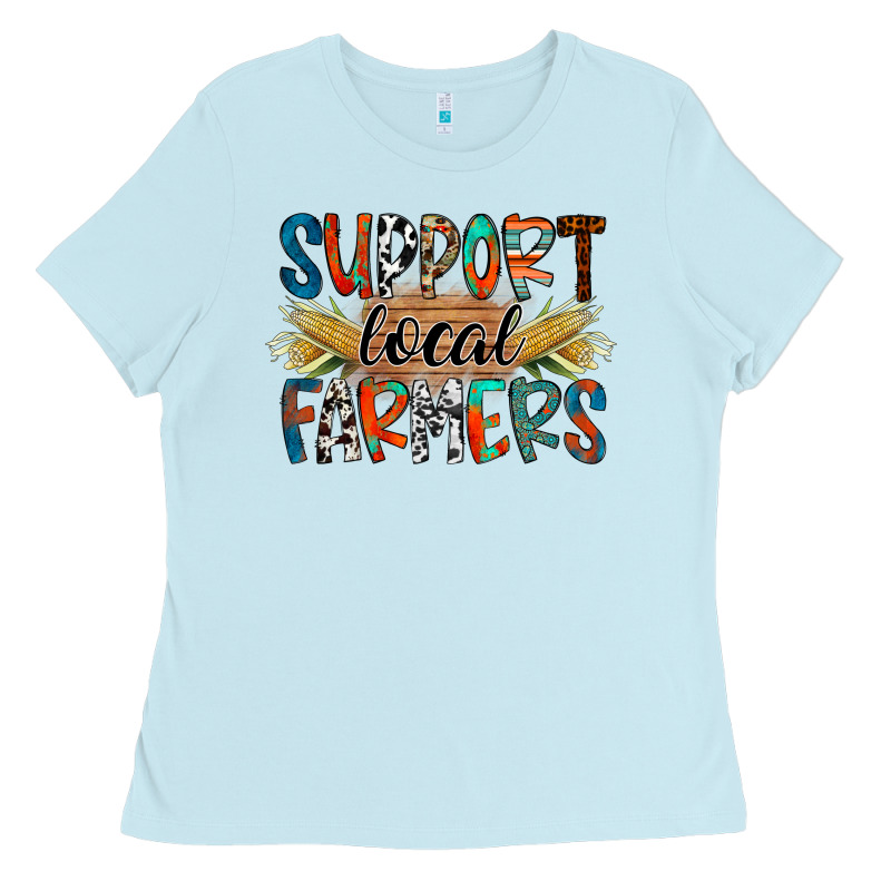 Support Local Farmers Ladies Tee by RacoonDesign | Teevron