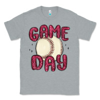 Heather Grey game day baseball Classic Tee - MaliasSmallBusiness