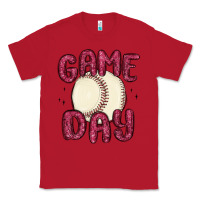 Red game day baseball Classic Tee - MaliasSmallBusiness