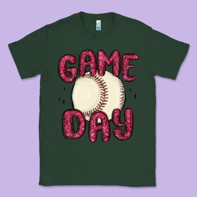 Game Day Baseball Classic Tee Designed By Maliassmallbusiness