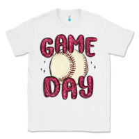 White game day baseball Classic Tee - MaliasSmallBusiness