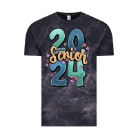 Cloud Black senior 2024 Vintage Tee - MaliasSmallBusiness