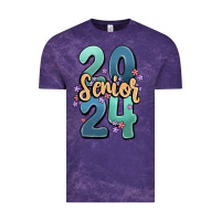 Cloud Purple senior 2024 Vintage Tee - MaliasSmallBusiness