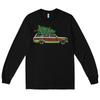 Black christmas vacation car Long Sleeve Tee - MaliasSmallBusiness