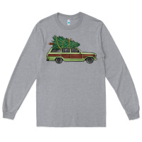 Heather Grey christmas vacation car Long Sleeve Tee - MaliasSmallBusiness