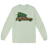 Matcha christmas vacation car Long Sleeve Tee - MaliasSmallBusiness