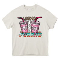 Cream loaded tea junkie Heavy Core Tee - CowhideDigitalArt
