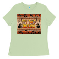 Matcha my dad rocks Ladies Tee - HRA Design Shop