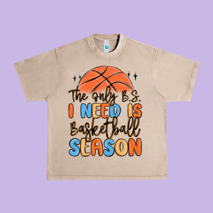 The Only B.s. I Need Is Basketball Season Urban Heavy Tee Designed By Maliassmallbusiness