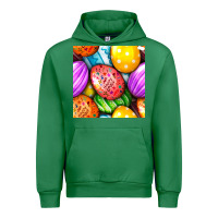 Emerald Happy Easter Eggs Seamless Pattern Urban Hoodie - BundleAndBundleShop