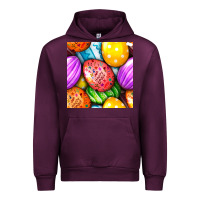 Mauve Wine Happy Easter Eggs Seamless Pattern Urban Hoodie - BundleAndBundleShop