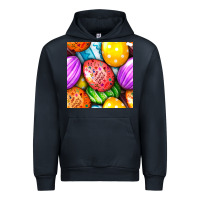 Navy Happy Easter Eggs Seamless Pattern Urban Hoodie - BundleAndBundleShop