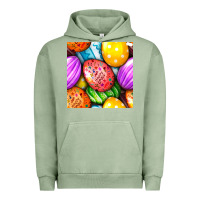 Pigment Oil Green Happy Easter Eggs Seamless Pattern Urban Hoodie - BundleAndBundleShop