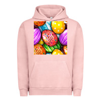 Pigment Salmon Happy Easter Eggs Seamless Pattern Urban Hoodie - BundleAndBundleShop
