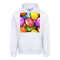 White Happy Easter Eggs Seamless Pattern Urban Hoodie - BundleAndBundleShop