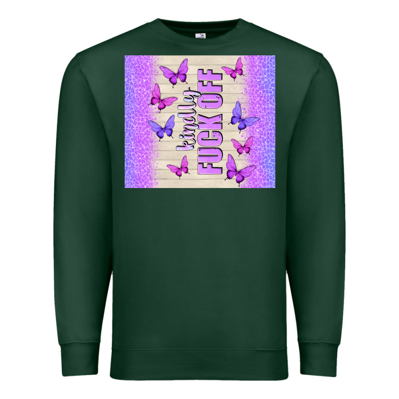 Kindly Fuck Off Premium Sweatshirt by TumblerDesignByShophia | Teevron