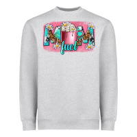 Heather Grey mom fuel Heavyweight Sweatshirt - NancyCooperArtShop