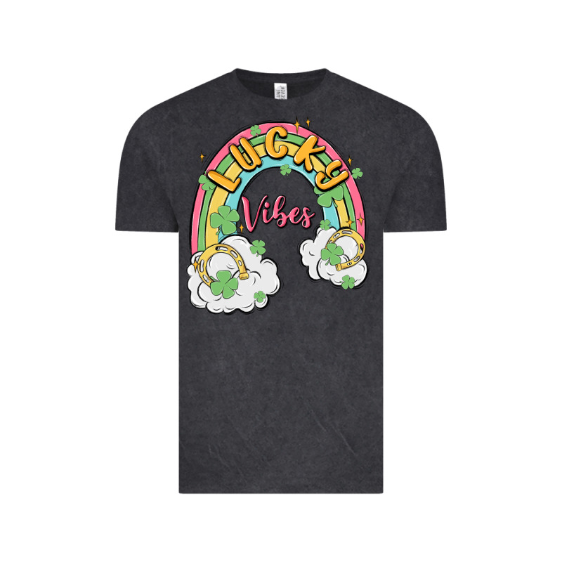 Lucky Vibes Vintage Tee by MaliasSmallBusiness | Teevron