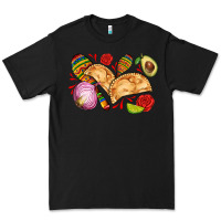 Black empanadas roses onion lime and avocado Premium Tee - AdoDesignShop