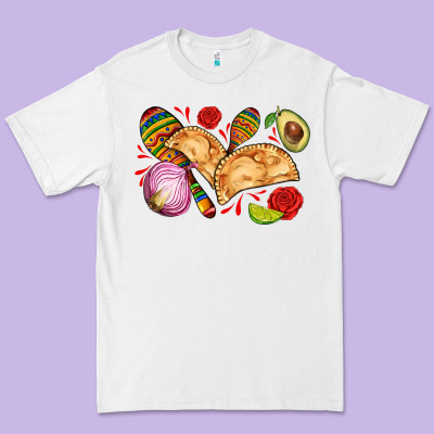 Empanadas Roses Onion Lime And Avocado Premium Tee Designed By Adodesignshop