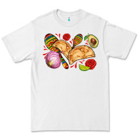 White empanadas roses onion lime and avocado Premium Tee - AdoDesignShop