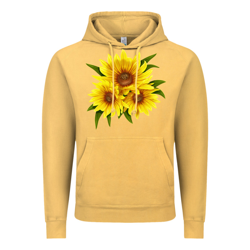 Maximillian Perennial Sunflower Vintage Hoodie by LillyAllenDesigns | Teevron