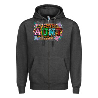 Charcoal Heather Best Aunt Ever! Zipper Hoodie - Bettercallsaul