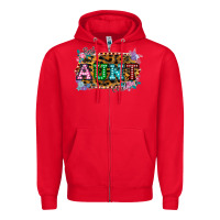 Red Best Aunt Ever! Zipper Hoodie - Bettercallsaul