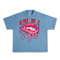 Pebble Blue gimme some sugar Urban Heavy Tee - MaliasSmallBusiness