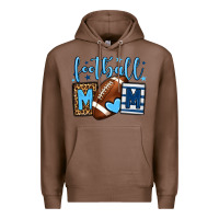 Chestnut Football mom blue team color Premium Hoodie - HowdyJamesFarm