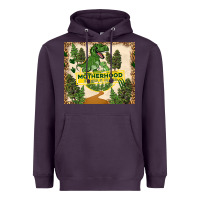 Plum motherhood is a walk in the park Heavyweight Hoodie - TumblerDesignByShophia