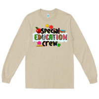 Mushroom special education crew Long Sleeve Tee - NancyCooperArtShop