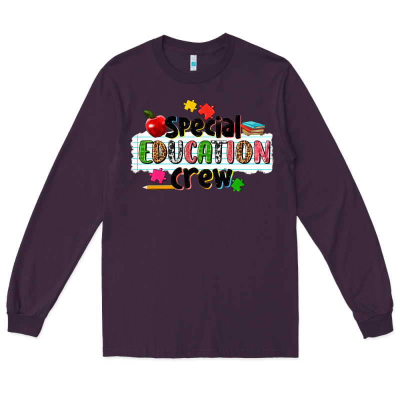 Special Education Crew Long Sleeve Tee by NancyCooperArtShop | Teevron