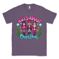 Lavender Nuts About Christmas Classic Tee - CowhideDigitalArt