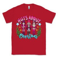 Red Nuts About Christmas Classic Tee - CowhideDigitalArt