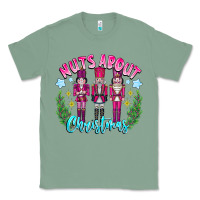 Sage Nuts About Christmas Classic Tee - CowhideDigitalArt