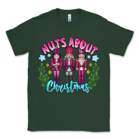 Sports Green Nuts About Christmas Classic Tee - CowhideDigitalArt