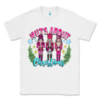 White Nuts About Christmas Classic Tee - CowhideDigitalArt