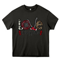 Asphalt love firefighter Heavy Core Tee - CowhideDigitalArt