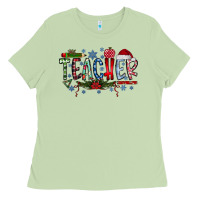 Matcha teacher christmas Ladies Tee - RacoonDesign