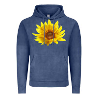 Vintage Denim Maximillian Perennial Sunflower Vintage Hoodie - LillyAllenDesigns