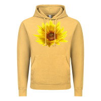 Vintage Mustard Maximillian Perennial Sunflower Vintage Hoodie - LillyAllenDesigns