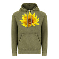 Vintage Olive Maximillian Perennial Sunflower Vintage Hoodie - LillyAllenDesigns