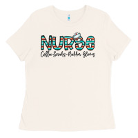 Bone coffee scrubs and rubber gloves Ladies Tee - CowhideDigitalArt
