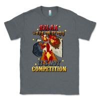 Charcoal Heather relax were all crazy its not competition Classic Tee - JahusDesignShop