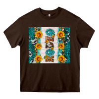 Chocolate Brown rodeo Heavy Core Tee - HRA Design Shop