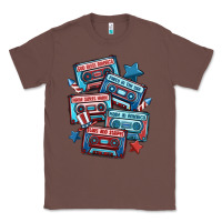Chestnut usa america cassette tapes Classic Tee - MaliasSmallBusiness