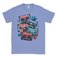 Colony Blue usa america cassette tapes Classic Tee - MaliasSmallBusiness
