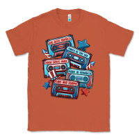 Copper usa america cassette tapes Classic Tee - MaliasSmallBusiness
